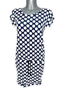 Scharf Dámské letní šaty přepásané puntíky