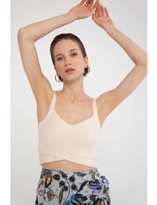 DEFACTO Fitted Strappy Crop Top