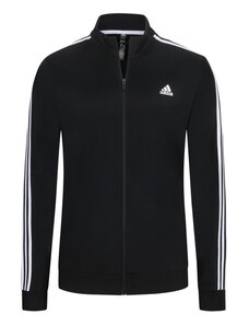 Adidas, tepláková bunda s našitými proužky černá