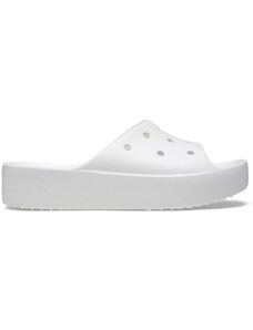 Pantofle Crocs Classic Platform Slide - White