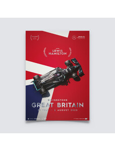 Automobilist Posters | Mercedes-AMG Petronas F1 Team - Lewis Hamilton - Great Britain - 2020 | Collector's Edition