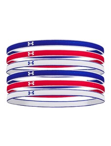 Under Armour UA Mini Headbands (6pk)-BLU Royal / Red / White