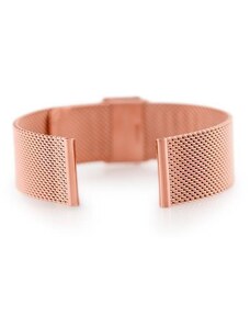 PACIFIC Náramek 302rg - Hq Mesh - Rosegold - 22mm