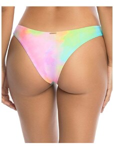 Relleciga Vícebarevné plavkové kalhotky brazilského střihu Cheeky Brazilian Cut Bikini Splash