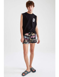 DEFACTO Printed Extra Short Lenght Swimming Short