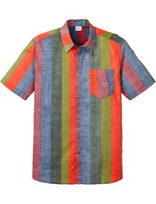 bonprix Košile z letně lehkého materiálu, krátký rukáv pestré barvy