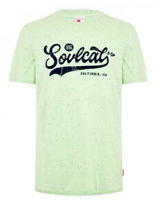 SoulCal Textured Flecked T Shirt Mint