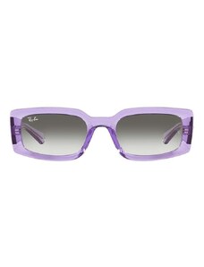 Sluneční brýle Ray-Ban fialová barva