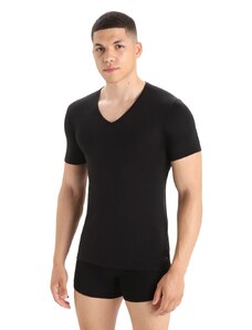 Pánské triko ICEBREAKER Mens Anatomica SS V, Black velikost: S