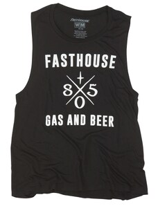 Fasthouse Women´s Gas and Beer Muscle Tank Black