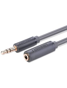 Prodlužovací audio kabel Ugreen AUX Jack 3,5mm 1m Šedá