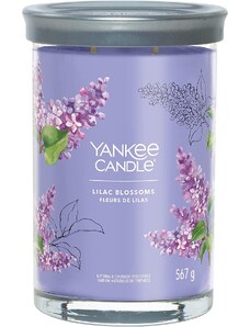 Yankee Candle vonná svíčka Signature Tumbler ve skle velká Lilac Blossoms 567g