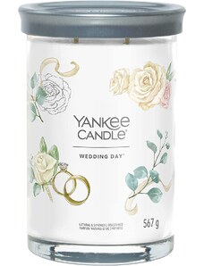 Yankee Candle vonná svíčka Signature Tumbler ve skle velká Wedding Day 567g