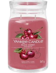 Yankee Candle vonná svíčka Signature ve skle velká Black Cherry 567 g