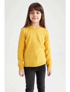 DEFACTO Girl Regular Fit Crew Neck Pullover