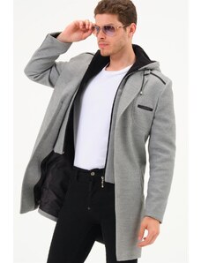 dewberry PLT8371 DEWBRRY MENS COAT-GREY