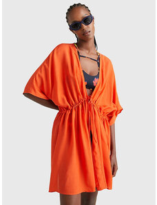 Tommy Hilfiger dámské oranžové plážové šaty
