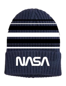 E plus M Čepice NASA zimní chlapecká pletená modrá 54-56