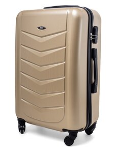 Rogal Zlatý elegantní odolný kufr na kolečkách "Armor" - vel. M, L, XL