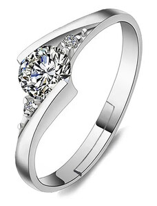 Dámský stříbrný prsten DIAMANTA