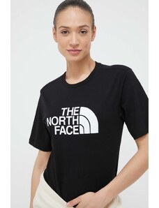 Bavlněné tričko The North Face černá barva, NF0A4M5PJK31-JK31