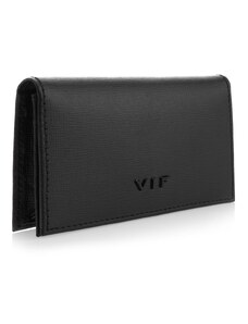 VIF Bags Kožené pouzdro na karty VIF Kauri Black