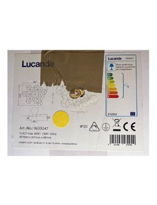 Lucande Lucande - Nástěnné svítidlo ALEXARU 1xE27/60W/230V LW1341