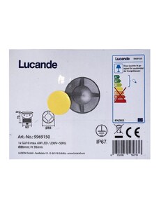 Lucande Lucande - Venkovní zápustné svítidlo EDWINA 1xGU10/6W/230V IP67 LW0740