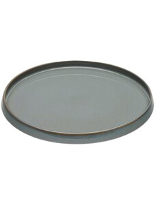 Šedomodrý keramický talíř Kave Home Lescala 27 cm