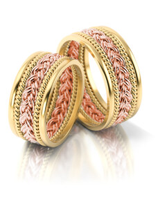 Linger Zlaté snubní prsteny 3007
