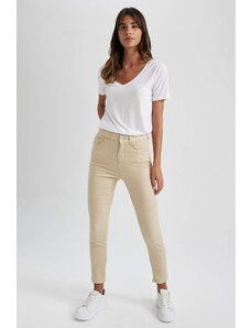 DEFACTO Rebeca Slim Fit High Waist Gabardine Trousers