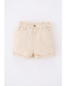 DEFACTO Baby Girls Comfort Fit Gabardine Shorts