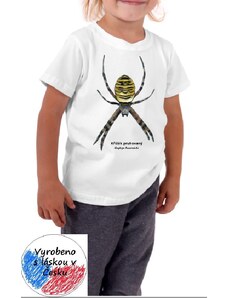 Dětské tričko Jožánek s pavoukem - křižák pruhovaný