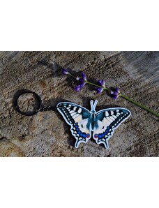 Klíčenka s motýlem - otakárek fenyklový