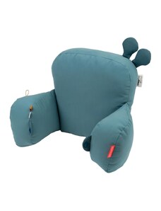 Modrý látkový polštář do kočárku Done by Deer Raffi