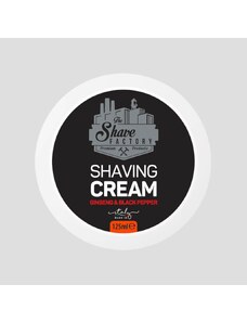 The Shave Factory Shaving Cream Ginseng & Black Pepper krém na holení 125 ml