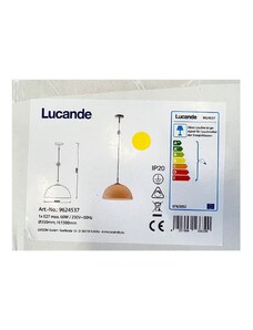 Lucande Lucande - Lustr na lanku LOURENCO 1xE27/60W/230V LW0486