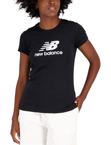 Triko New Balance Essentials Stacked Logo T-Shirt wt31546-bk