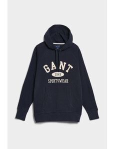 MIKINA GANT D.2 COLLEGIATE SWEAT HOODIE modrá M