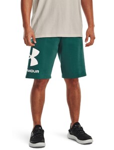 Under Armour UA Rival Flc Big Logo Shorts-GRN Coastal Teal / / Onyx White