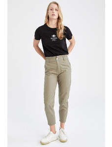DEFACTO Paperbag Fit High Waisted Chinos