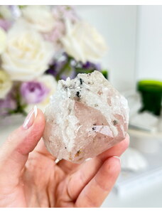 Gaia Crystal Luxusní minerál morganit krystal surový, strážci záznamů Brazílie 124g