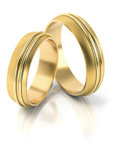Linger Zlaté snubní prsteny 4112