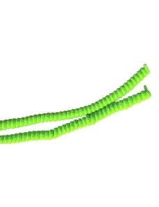 VTR Spirálové tkaničky elastické - neonově zelené