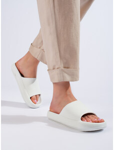 Women's white Shelovet slippers