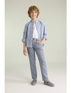 DEFACTO Boys Regular Fit Cotton Trousers