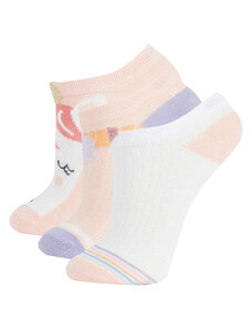 DEFACTO Girl 3-pack Cotton Booties Socks