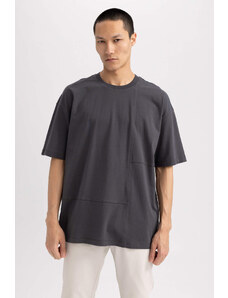 DEFACTO Oversize Fit tričko s kulatým výstřihem
