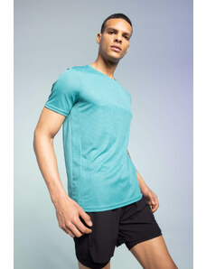 Defacto Fit Slim Fit Crew Neck Printed Sports T-Shirt