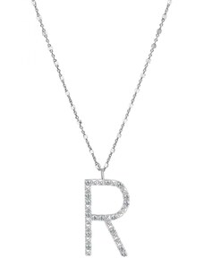 Rosato Stříbrný náhrdelník s přívěskem R Cubica RZCU18 (řetízek, přívěsek)